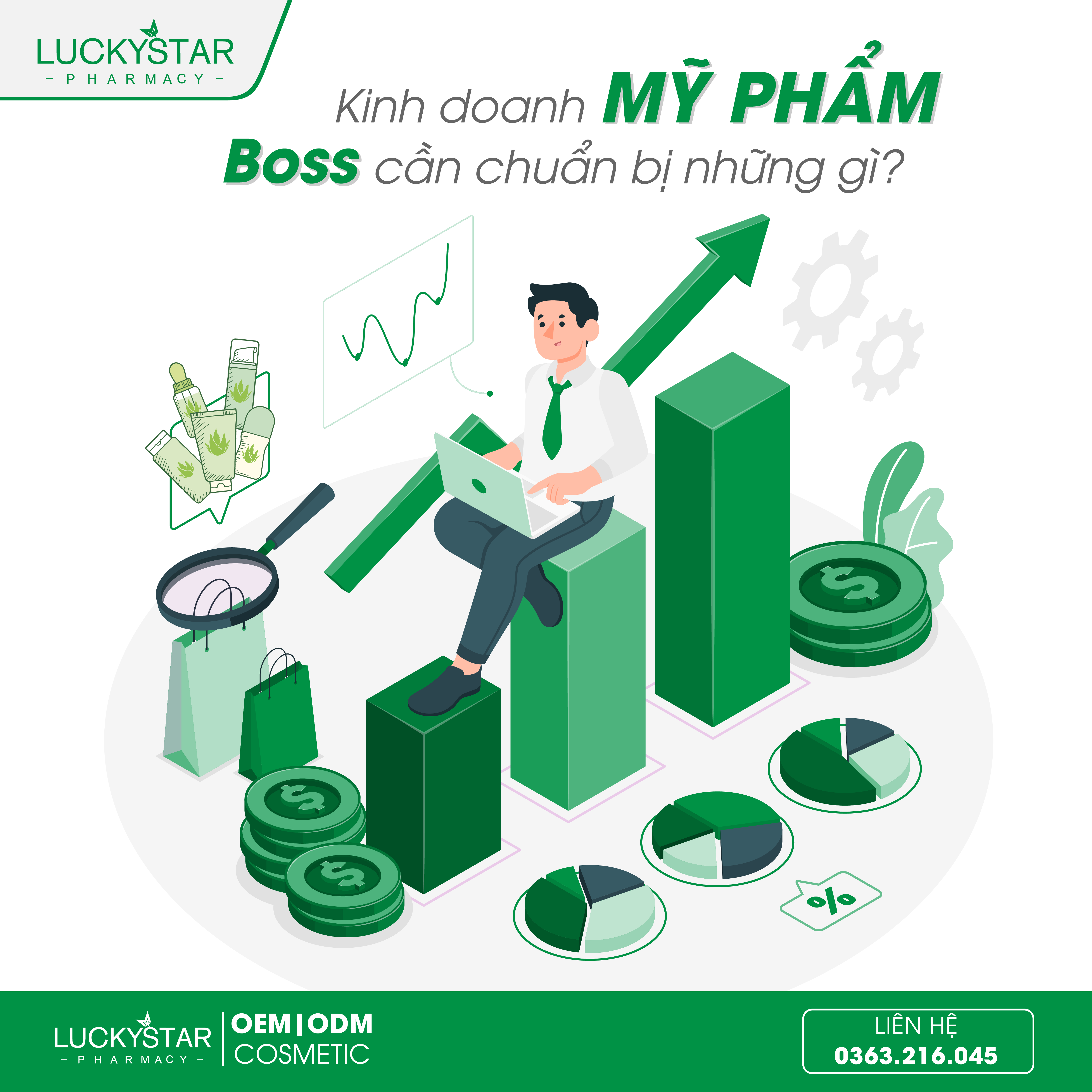 CÁC BƯỚC CẦN CHUẨN BỊ KHI KINH DOANH MỸ PHẨM